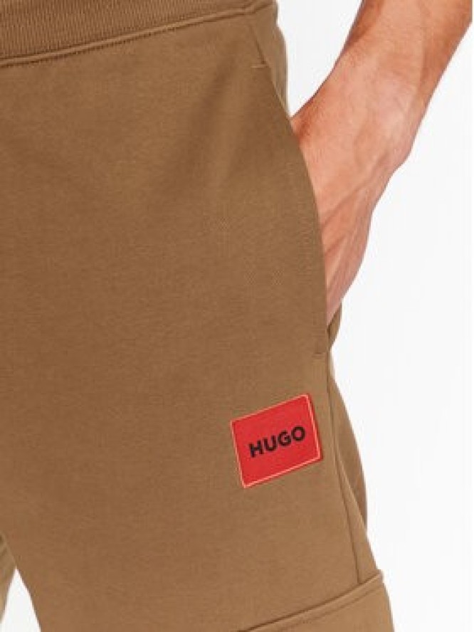 Hugo Spodnie dresowe Dwellrom 50479164 Brązowy Relaxed Fit