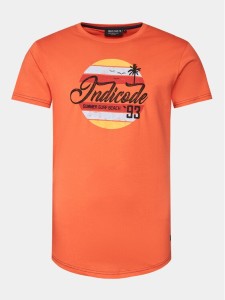 INDICODE T-Shirt Chill 40-934 Pomarańczowy Regular Fit