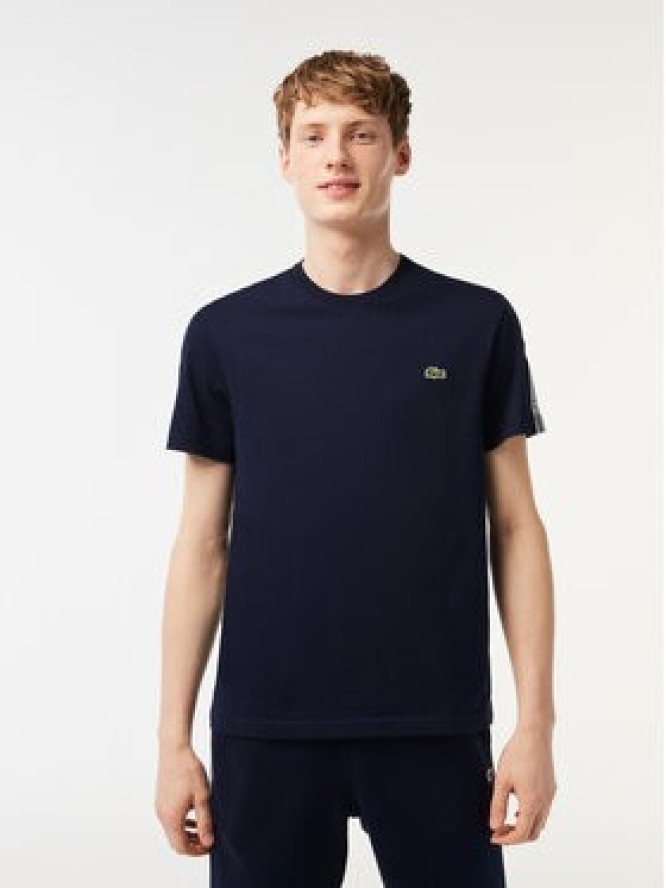 Lacoste T-Shirt TH5071 Granatowy Regular Fit
