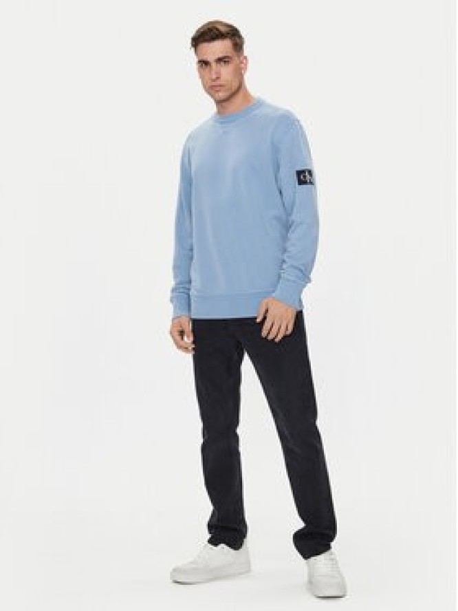 Calvin Klein Jeans Bluza J30J325145 Niebieski Regular Fit