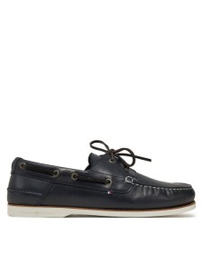 Tommy Hilfiger Półbuty Th Boat Shoe Core Lth FM0FM05569 Granatowy