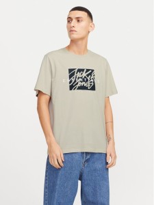 Jack&Jones T-Shirt Colton 12268439 Beżowy Standard Fit