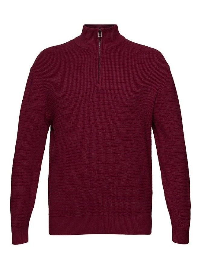 ESPRIT Sweter w kolorze bordowym rozmiar: XXL