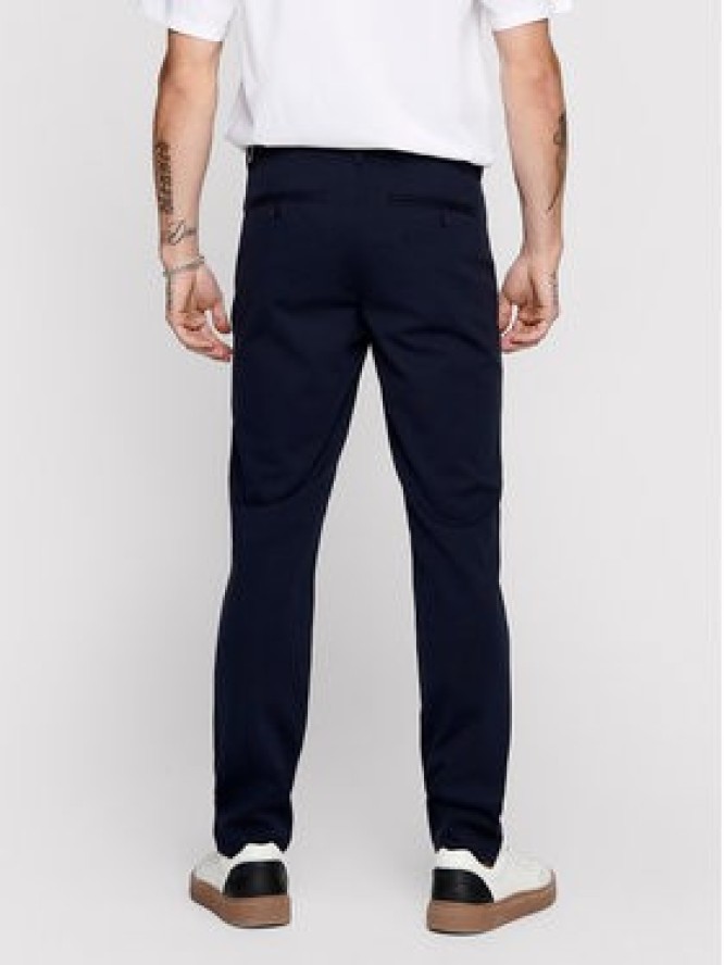 Only & Sons Chinosy Mark 22010209 Granatowy Slim Fit