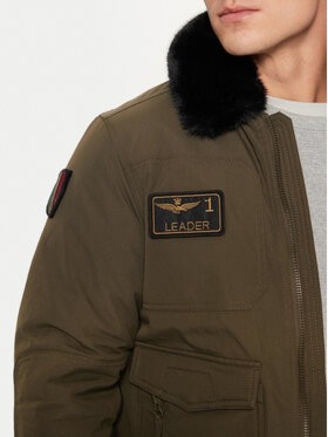 Aeronautica Militare Kurtka bomber 242AB2106CT3151 Khaki Regular Fit