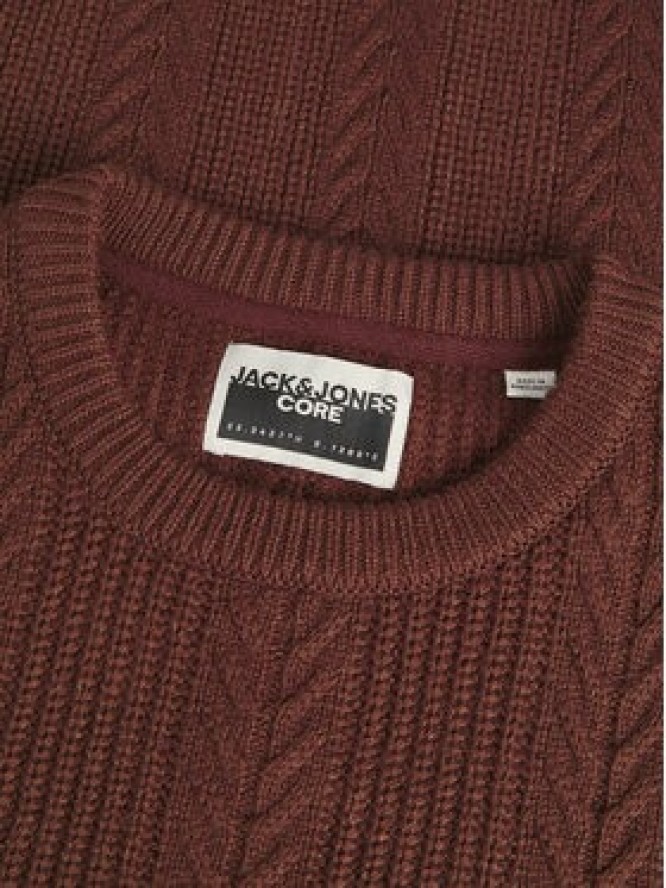 Jack&Jones Sweter 12261436 Brązowy Regular Fit