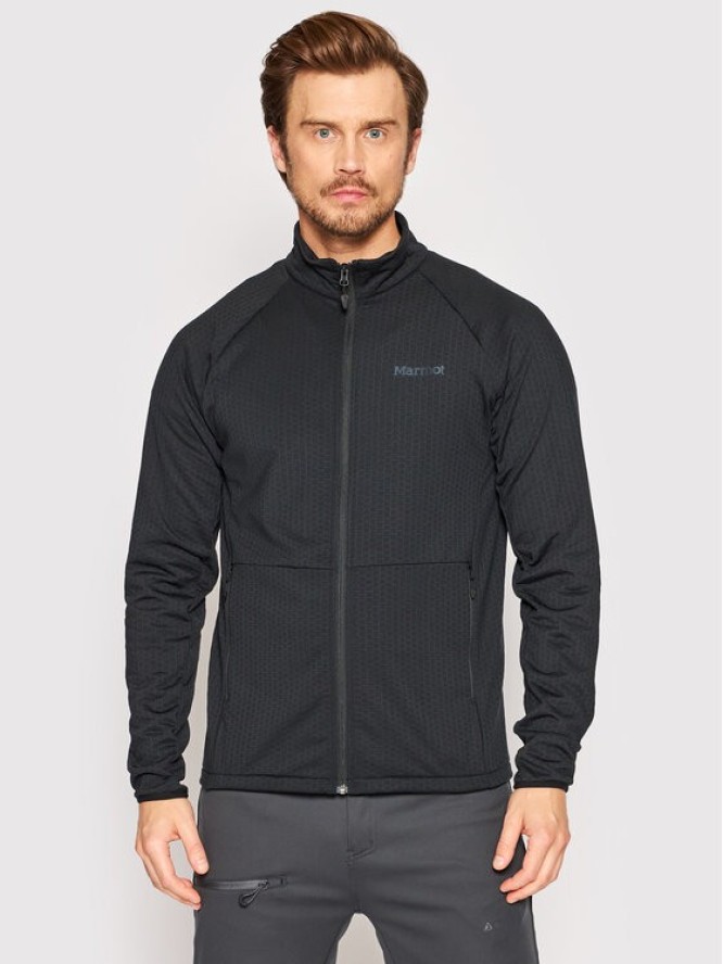 Marmot Bluza Leconte 12770 Czarny Athletic Fit