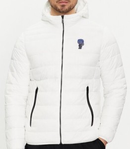KARL LAGERFELD Kurtka przejściowa 505402 542591 Biały Regular Fit