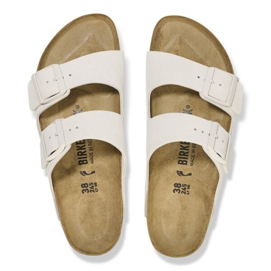 Klapki męskie BIRKENSTOCK ARIZONA LEVE ANTIQUE WHITE