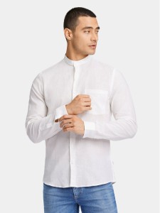 Lindbergh Koszula 30-203344A Biały Slim Fit