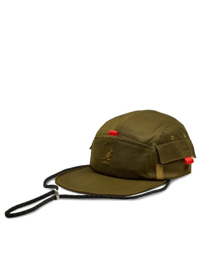 Kangol Czapka z daszkiem Easy Carry 5 Panel K5405 Zielony