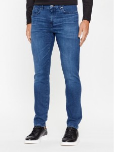 Boss Jeansy Delaware3-1 50496189 Granatowy Slim Fit