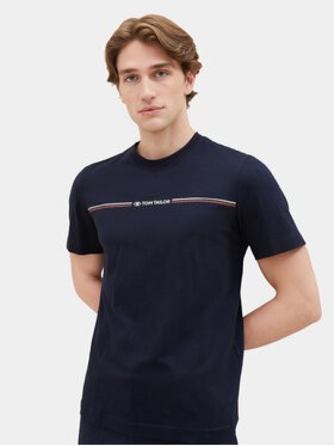 Tom Tailor T-Shirt 1037803 Granatowy Regular Fit