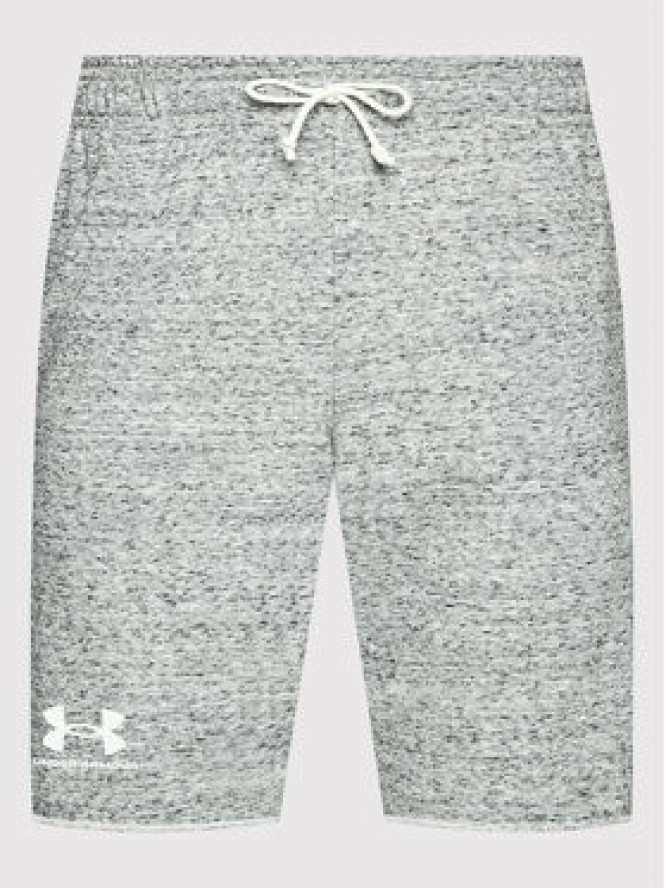 Under Armour Szorty sportowe Rival Terry 1361631 Szary Regular Fit