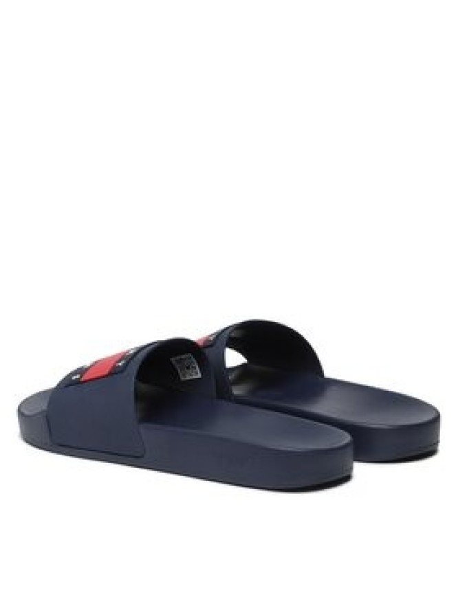 Tommy Jeans Klapki Pool Slide Ess EM0EM01191 Granatowy