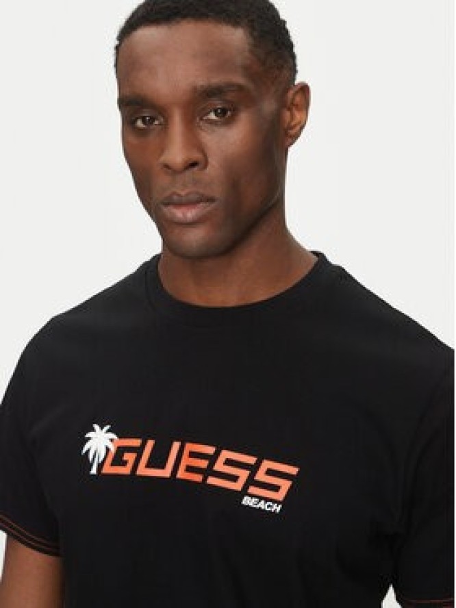 Guess T-Shirt F5GI06 I3Z14 Czarny Regular Fit