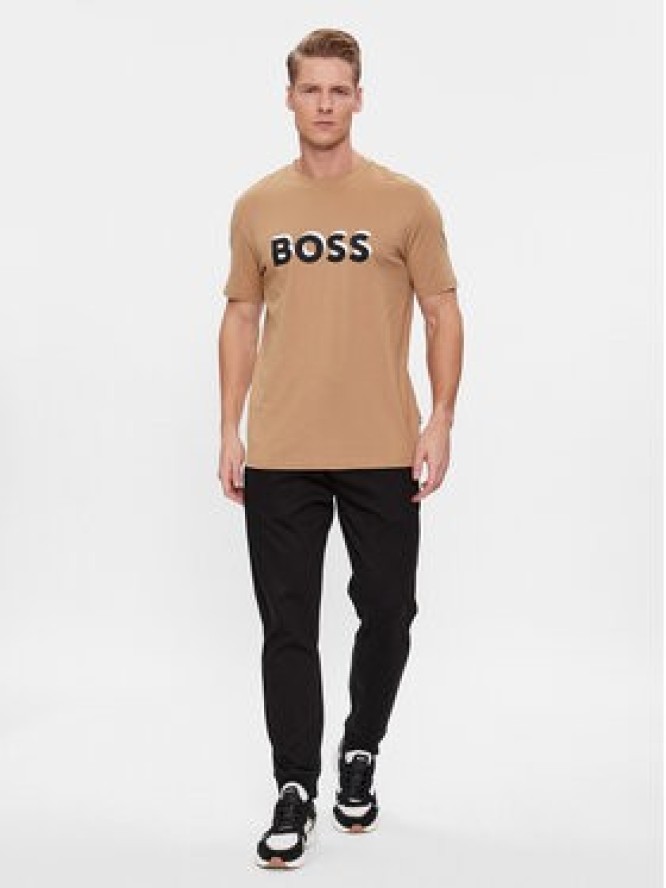 Boss T-Shirt Tiburt 427 50506923 Beżowy Regular Fit