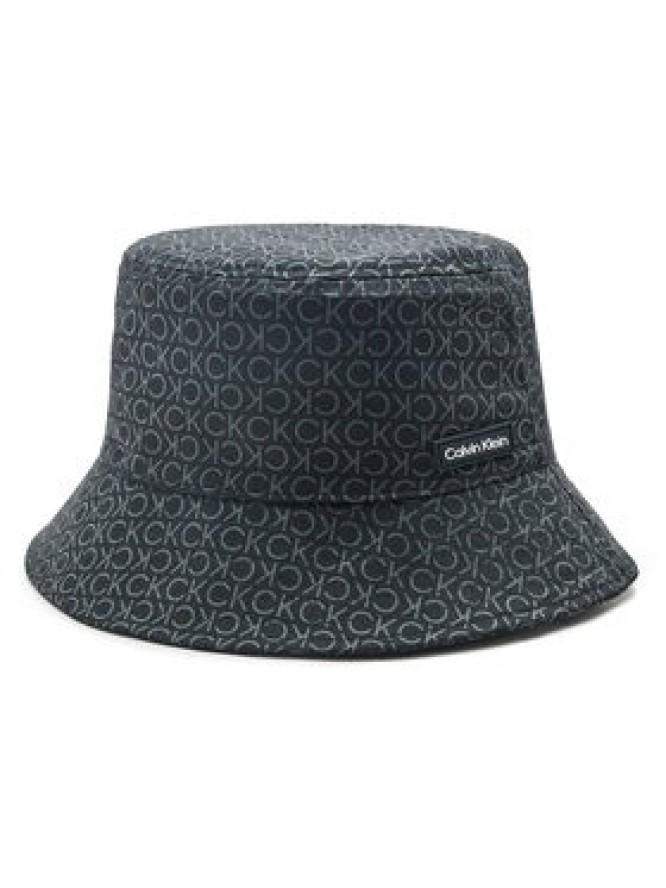 Calvin Klein Kapelusz Elevated Patch Bucket Mono K50K510484 Czarny