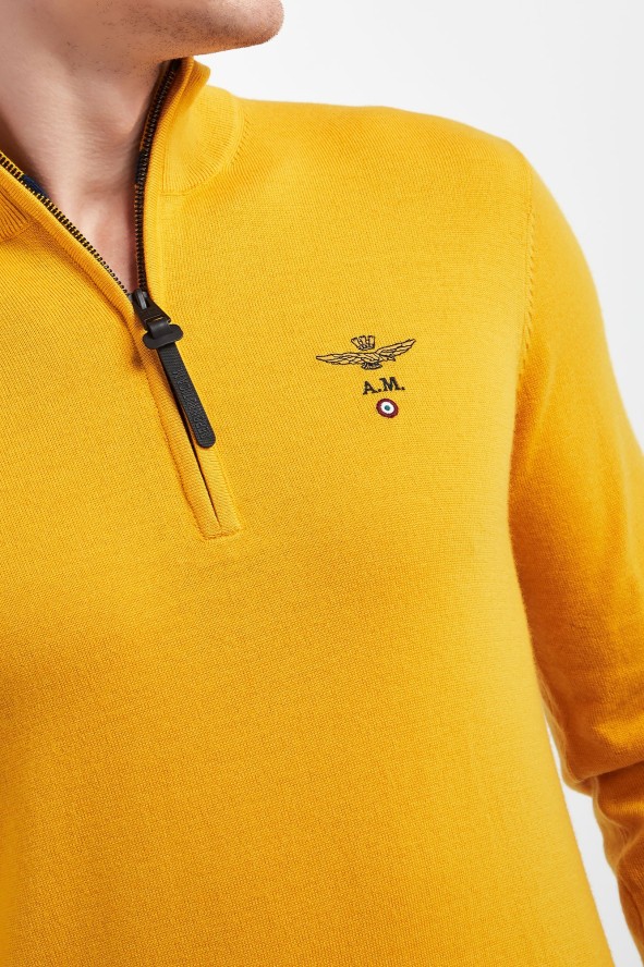 Sweter męski wełniany AERONAUTICA MILITARE