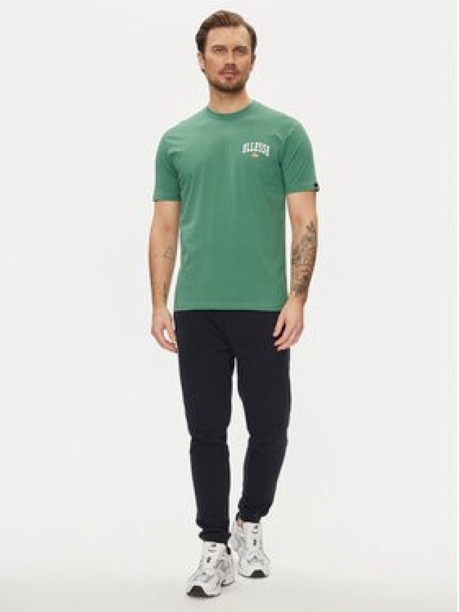 Ellesse T-Shirt Harvardo SHV20245 Zielony Regular Fit