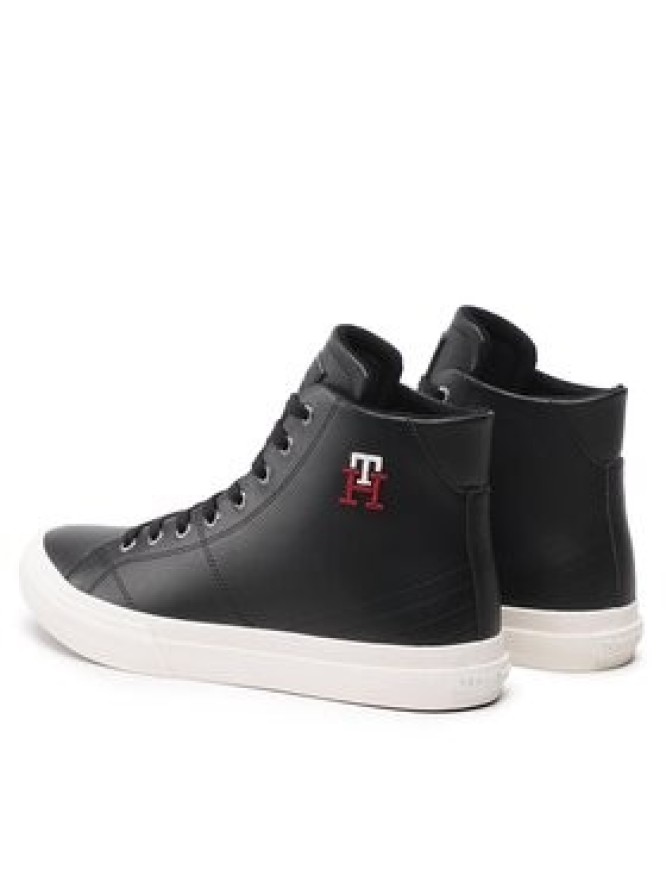 Tommy Hilfiger Sneakersy Th Hi Vulc Street Leather FM0FM04739 Czarny