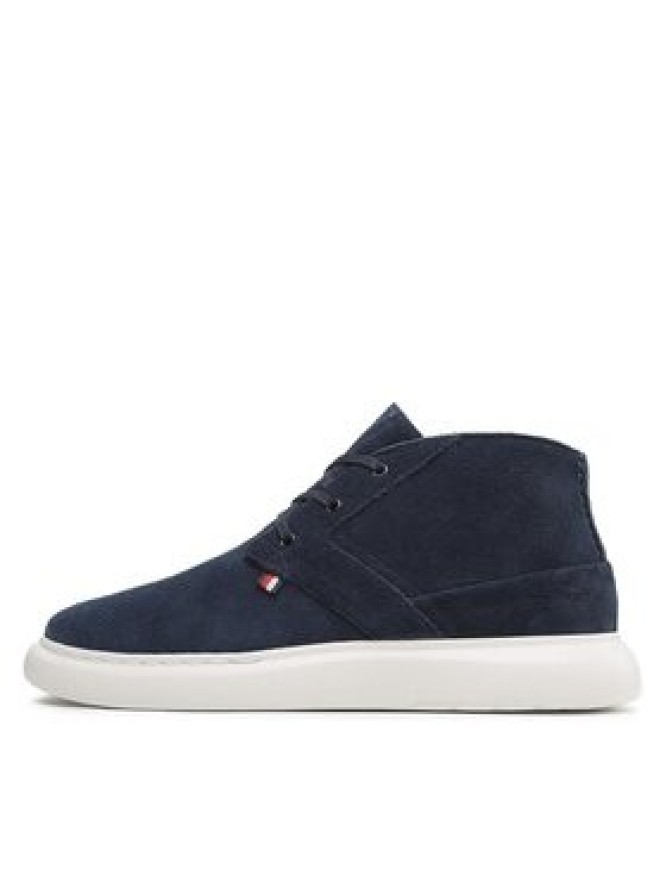 Tommy Hilfiger Sneakersy Hybrid Boot FM0FM04456 Granatowy