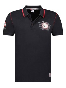 Geographical Norway Koszulka polo "Kilsvik" w kolorze czarnym rozmiar: XXL