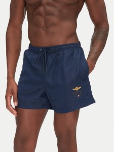 Aeronautica Militare Szorty kąpielowe 251BW223CT2967 Granatowy Regular Fit