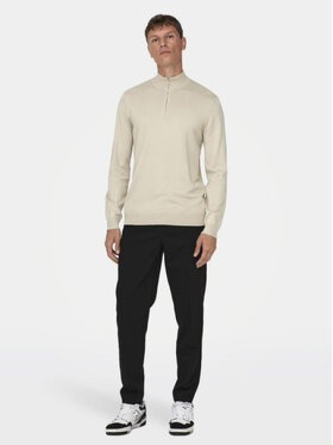 Only & Sons Sweter Wyler 22021264 Beżowy Regular Fit