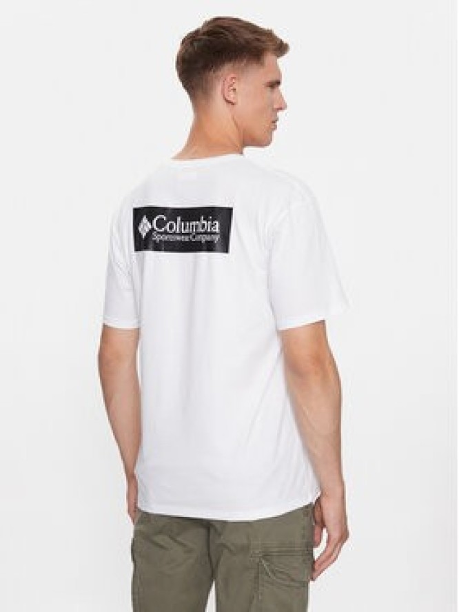 Columbia T-Shirt North Cascades™ Short Sleeve Tee Biały Regular Fit