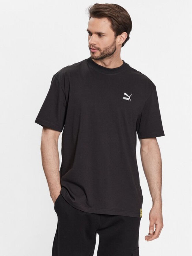 Puma T-Shirt STAPLE 539824 Czarny Relaxed Fit