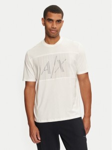 Armani Exchange T-Shirt 6DZTJD ZJBYZ 1116 Biały Regular Fit