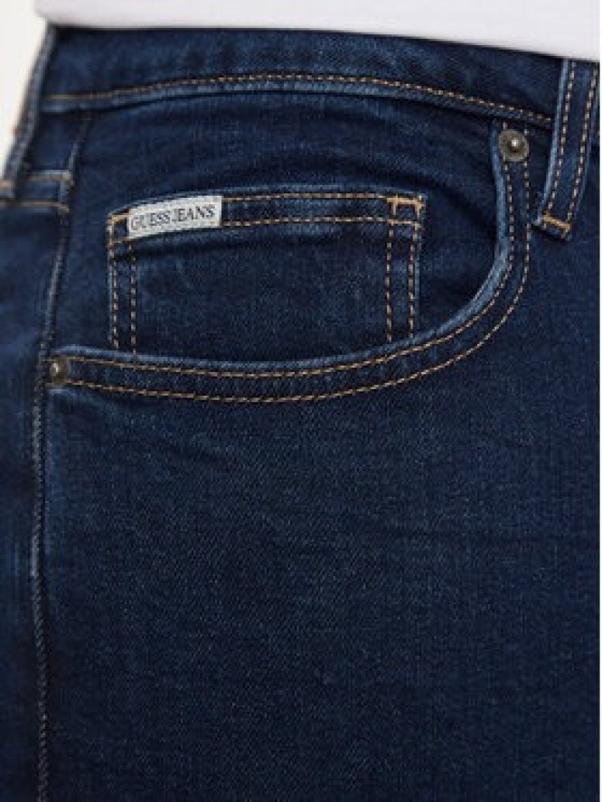 Guess Jeans Jeansy M4YA0F D5DM3 Granatowy Skinny Fit