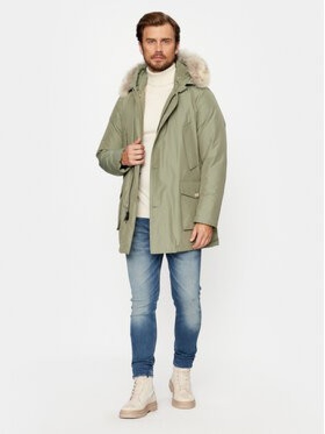 Woolrich Kurtka zimowa Arctic CFWOOU0482MRUT0001 Zielony Regular Fit