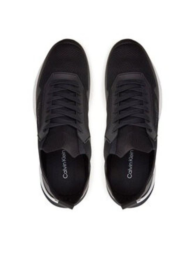 Calvin Klein Sneakersy Low Top Lace Up Mix HM0HM00918 Czarny