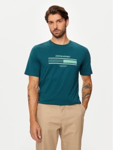 Jack&Jones T-Shirt South 12256784 Zielony Standard Fit