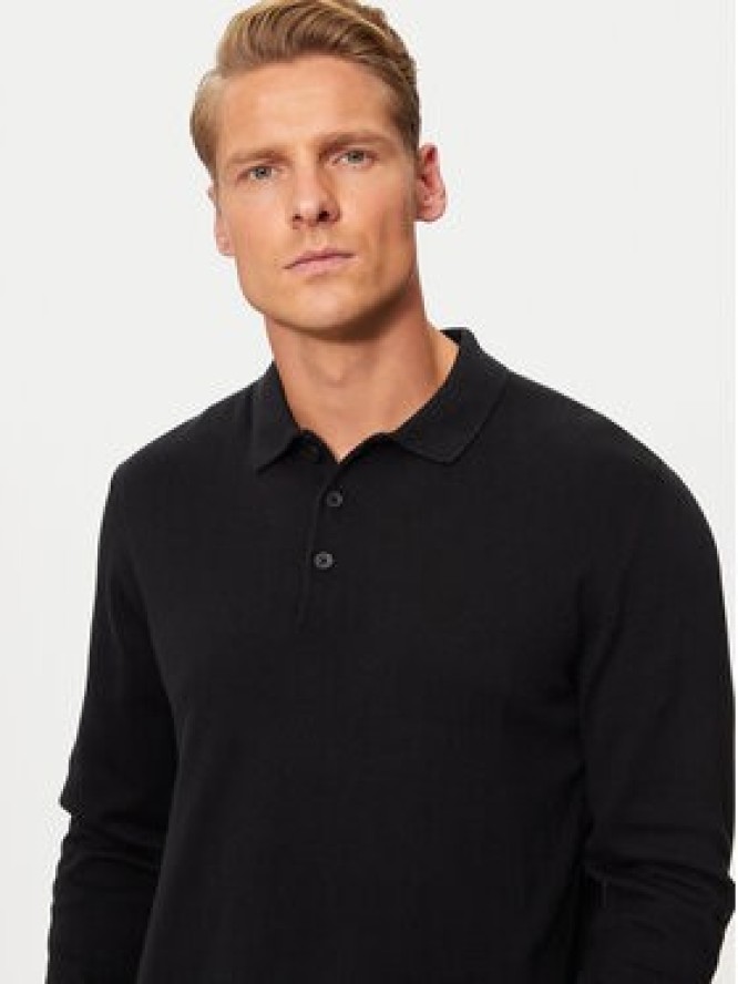 Jack&Jones Sweter Fred 12258582 Czarny Regular Fit