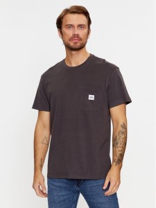 Lee T-Shirt 112341743 Czarny Relaxed Fit