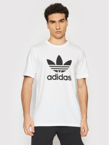 adidas T-Shirt adicolor Classics Trefoil H06644 Biały Regular Fit