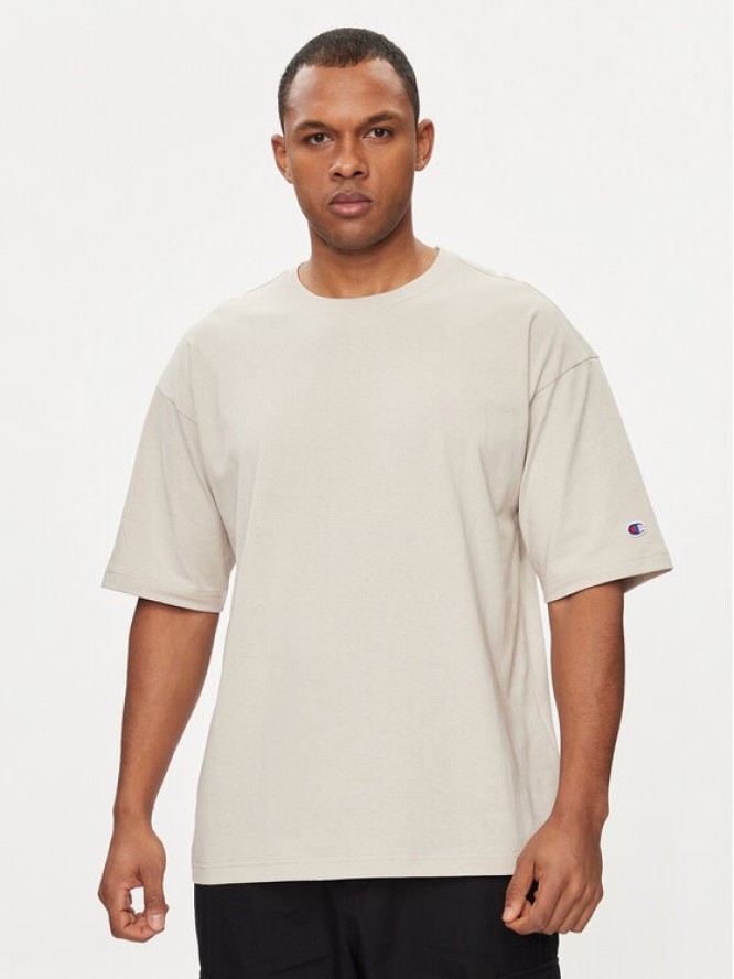 Champion T-Shirt 220017 Szary Standard Fit