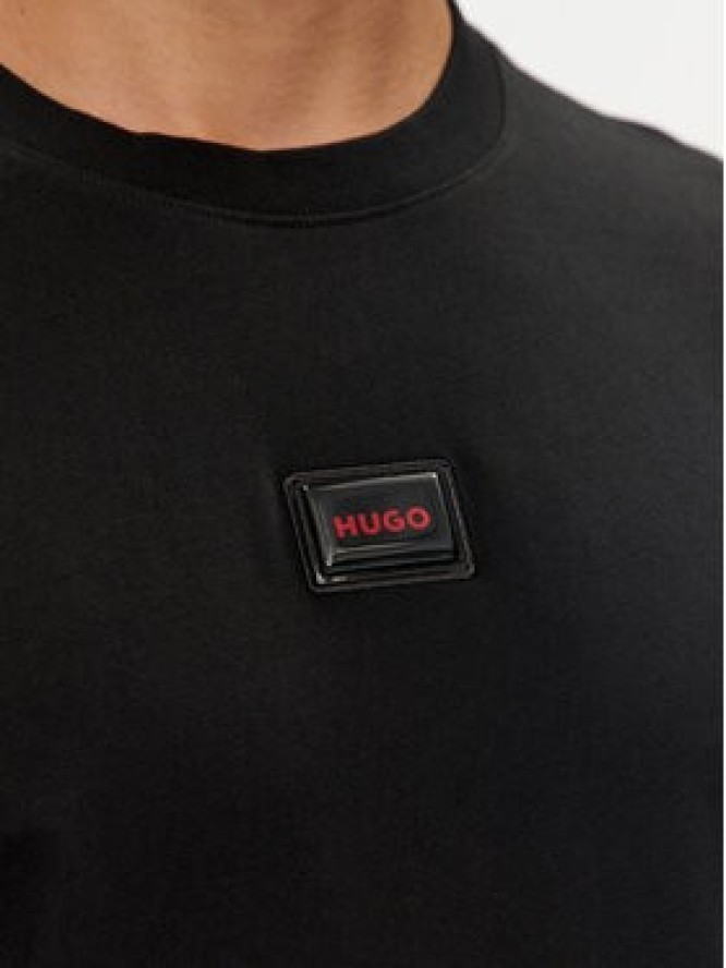 Hugo T-Shirt Diragolino_Gel 50528171 Czarny Regular Fit