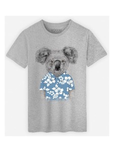 WOOOP Koszulka "Koala Blue" w kolorze szarym rozmiar: M