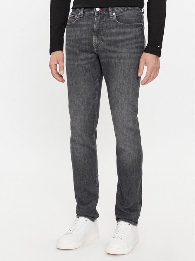 Tommy Hilfiger Jeansy Layton MW0MW33969 Szary Extra Slim Fit