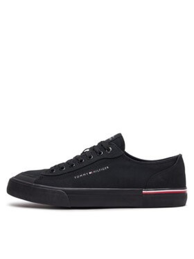 Tommy Hilfiger Tenisówki Corporate Vulc Canvas FM0FM04954 Czarny