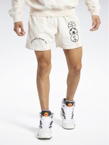 Reebok Szorty sportowe Classics Block Party Shorts HT8180 Biały