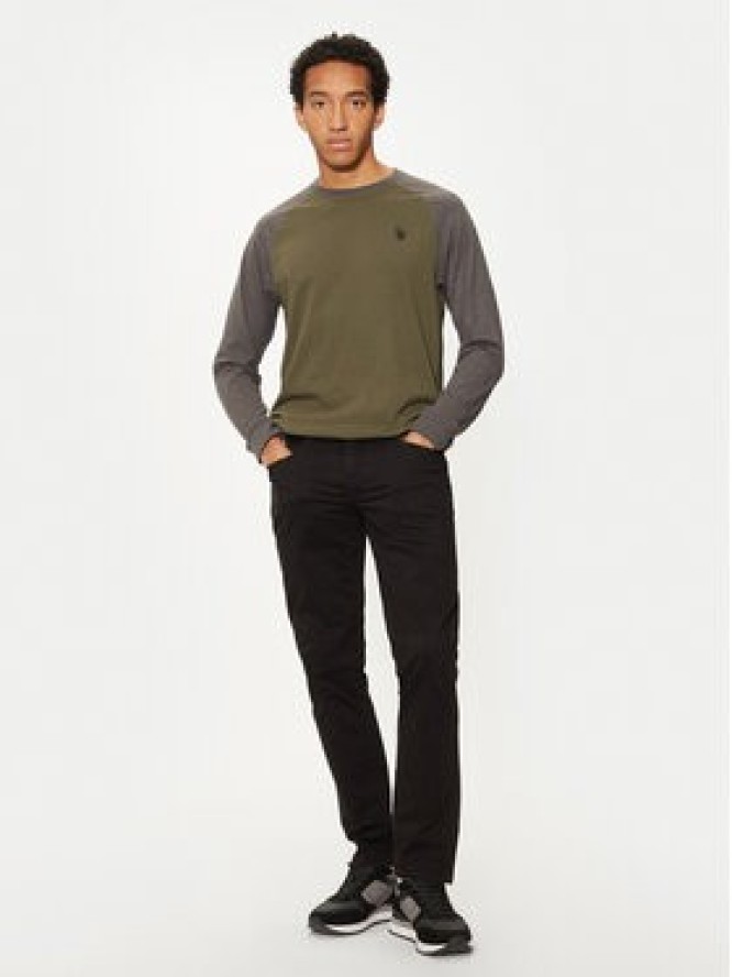 U.S. Polo Assn. Longsleeve MUP1588 Zielony Regular Fit