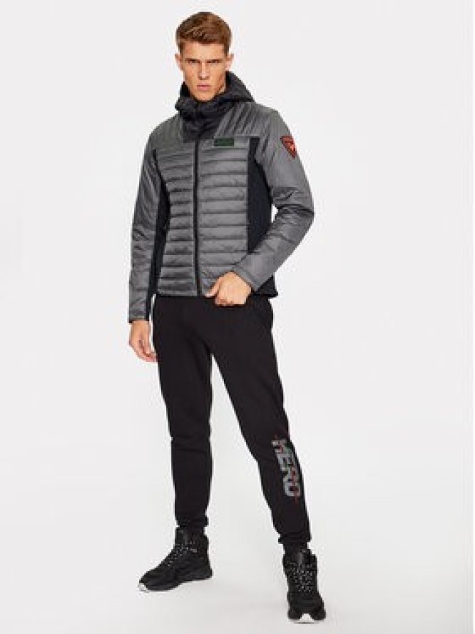 Rossignol Kurtka puchowa Hero Hybrid Light Jkt RLMMJ32 Szary Regular Fit