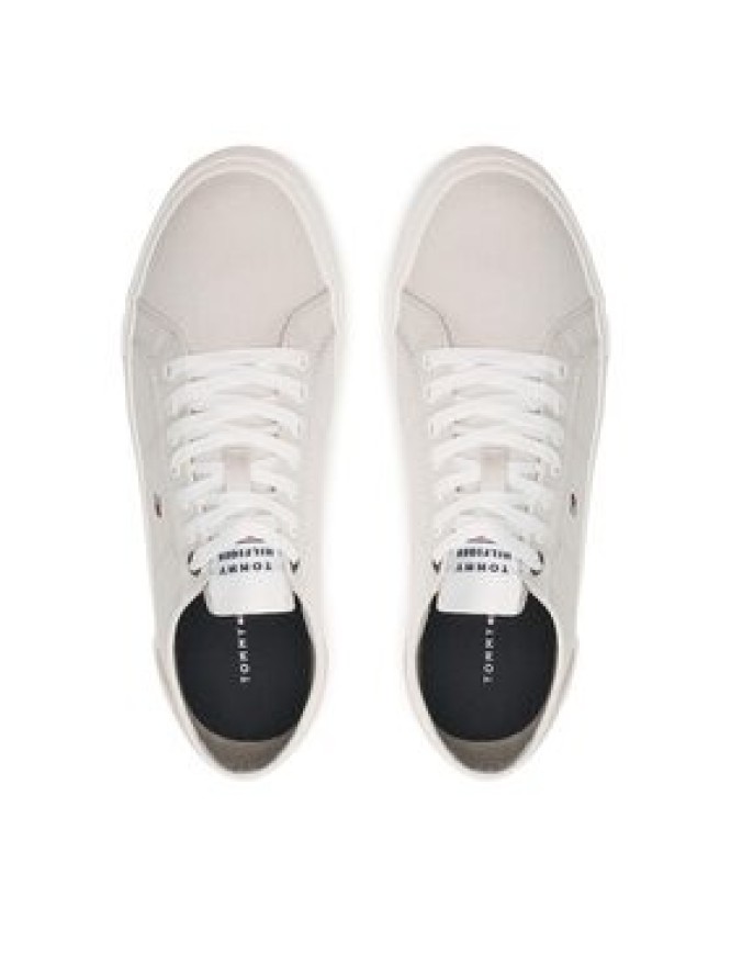 Tommy Hilfiger Tenisówki Core Corporate Vulc Canvas FM0FM04560 Szary