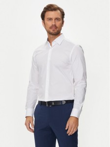 Boss Koszula H-Hank 50519859 Biały Slim Fit