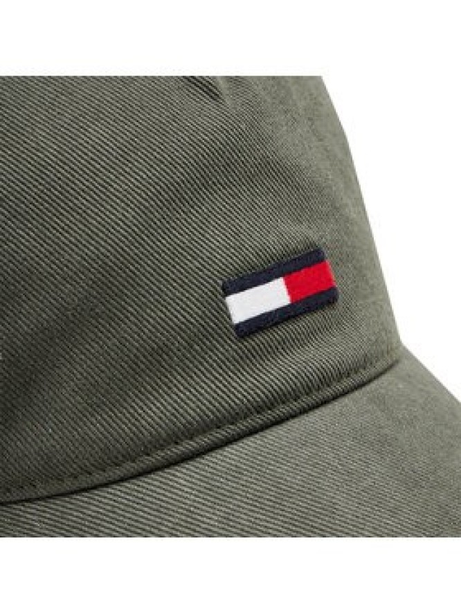 Tommy Jeans Czapka z daszkiem Tjm Elongated Flag Denim Cap AM0AM12427 Zielony